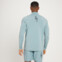 MyProtein Men's Linear Mark Graphic Training 1/4 Zip ice blue