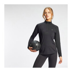 MyProtein Women's Graffiti Graphic Training 1/4 Zip black
