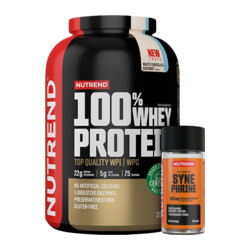 Nutrend 100% Whey Protein 2250 g + Synephrine 60 kaps ZADARMO
