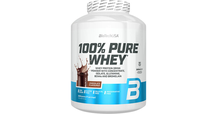 BioTech USA 100% Pure Whey 2000 g jablečný koláč