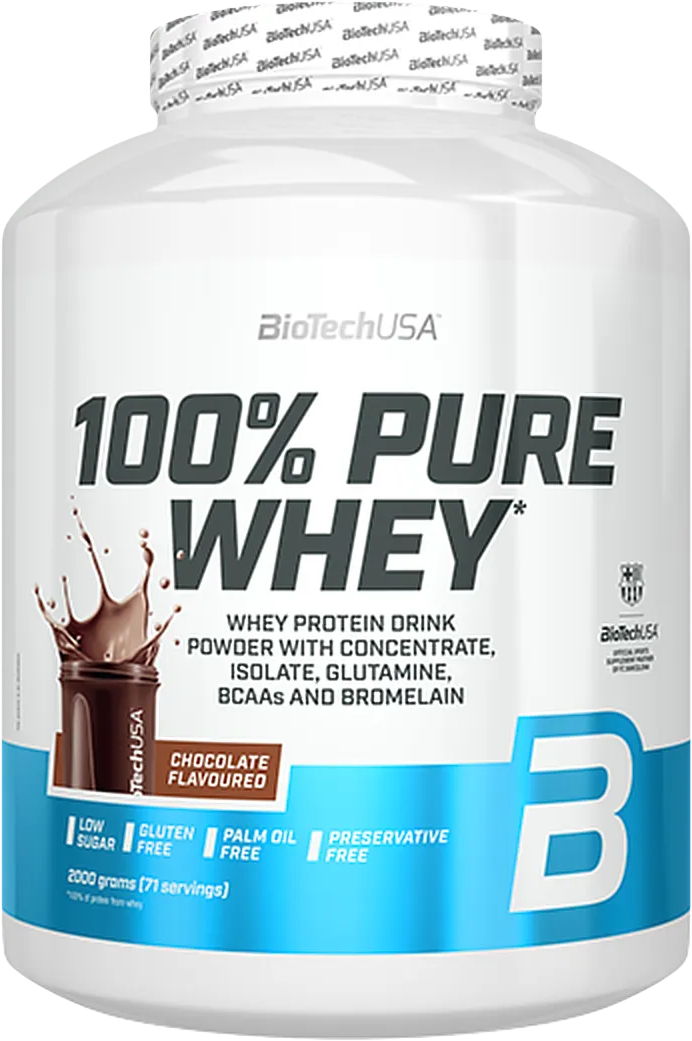 BioTech USA 100% Pure Whey 2000 g cheesecake ai lamponi