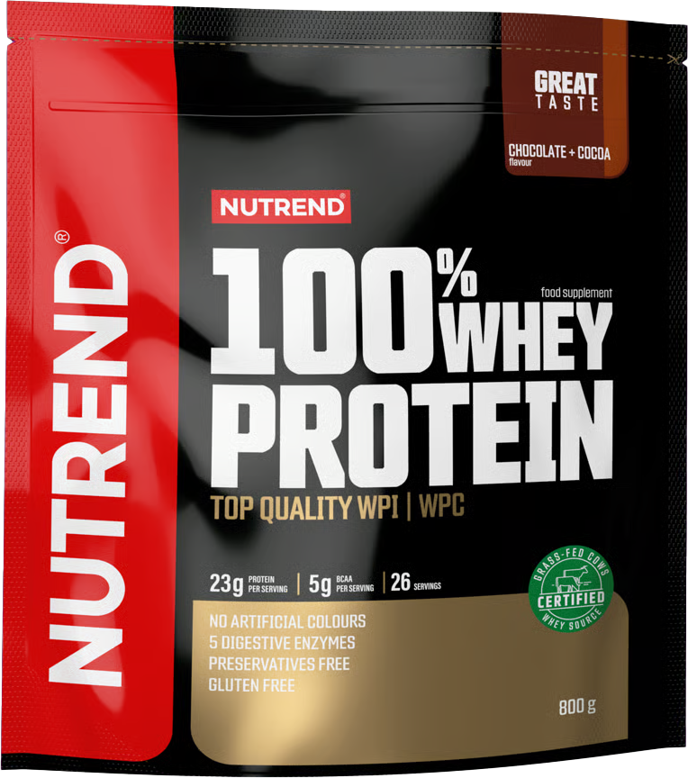 Nutrend 100% Whey Protein 800 g zmeură