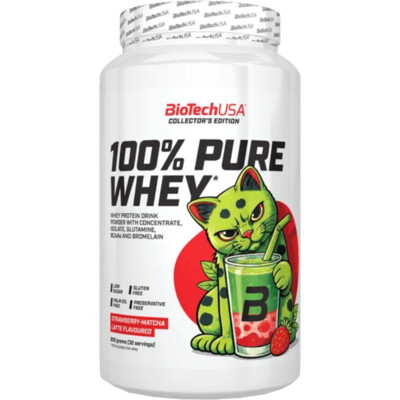 BioTech USA 100% Pure Whey 900 g - begrænset udgave
