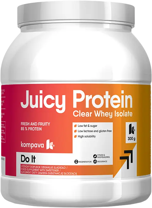Kompava Juicy Protein 300 g mango-brzoskwinia
