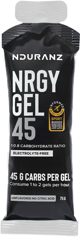 Nduranz Nrgy Gel 45 (Electrolyte-Free) 75 g bezsmakowy (bez kwasu cytrynowego)