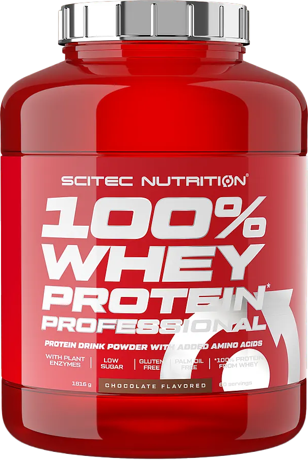 Scitec Nutrition 100% Whey Protein Professional 1816 g arašidové maslo