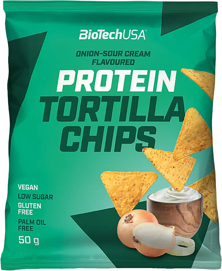 BioTech USA Protein Tortilla Chips 50 g cebula-śmietana