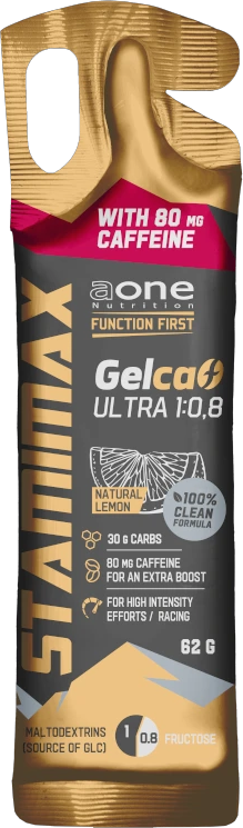 Aone Nutrition Stamimax Gel Caffein ULTRA 1:0,8 62 g naturalna cytryna