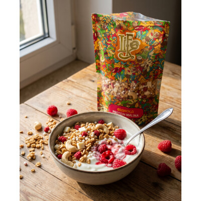 LifeLike Granola Protein Malina 400 g