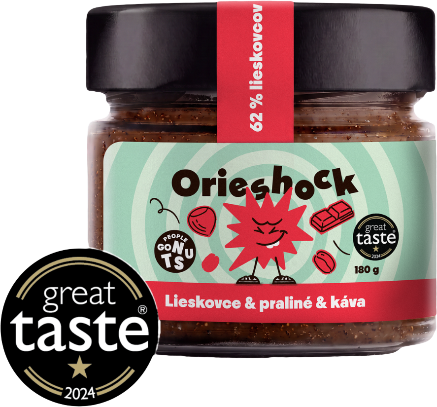 Prom-In Orieshock Kávový 180 g kawa z praliną z orzechów laskowych