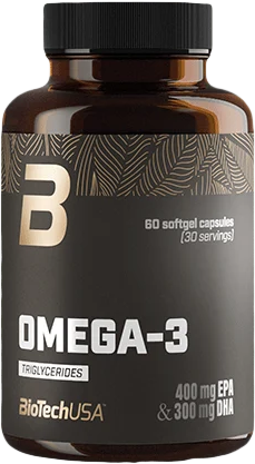 BioTech USA Omega-3 Triglycerides 60 kapsułek