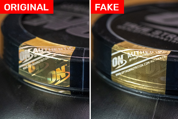 Optimum Nutrition Gold Standard Whey FAKE vs ORIGINAL hologram