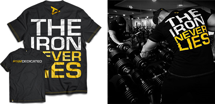 Αφιερωμένο T-shirt The Iron Never Lies