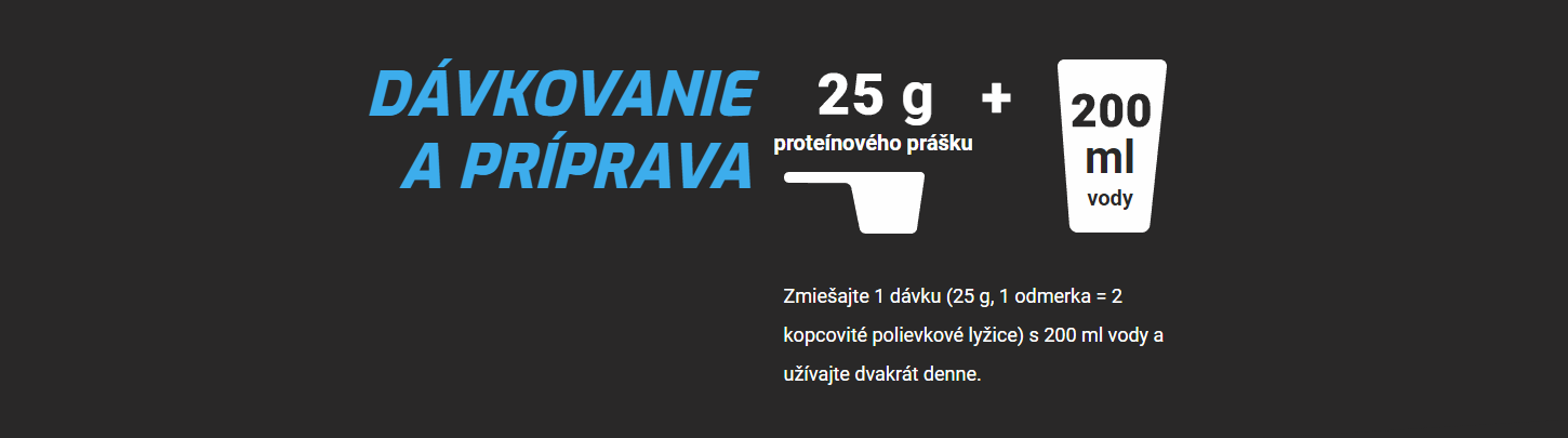 Biotech USA Iso Whey Zero Protein Dávkovanie