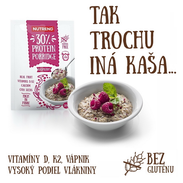 Nutrend Protein Porridge Proteínová ovsená kaša