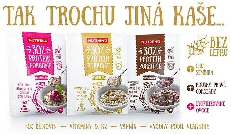 Nutrend Protein Porridge Proteinová ovesná kaše